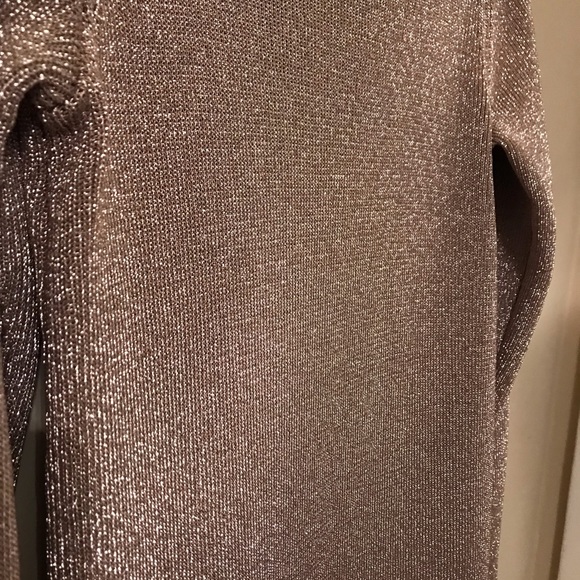 COS dusty rose sliver metallic dress - Picture 3 of 4